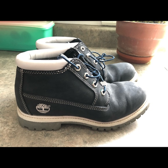 Timberland ankle boots women 8 navy blue - Picture 8 of 10
